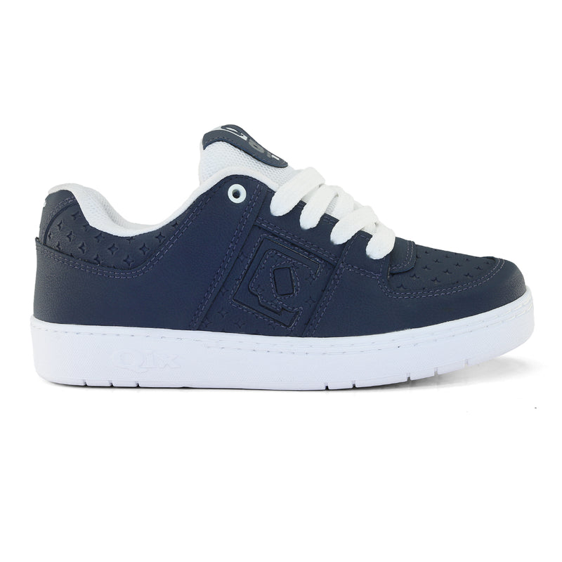 Tênis Qix 90's Slim Marinho e Branco