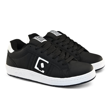 Tênis QIX Skate Combat Retrô - Preto e Branco