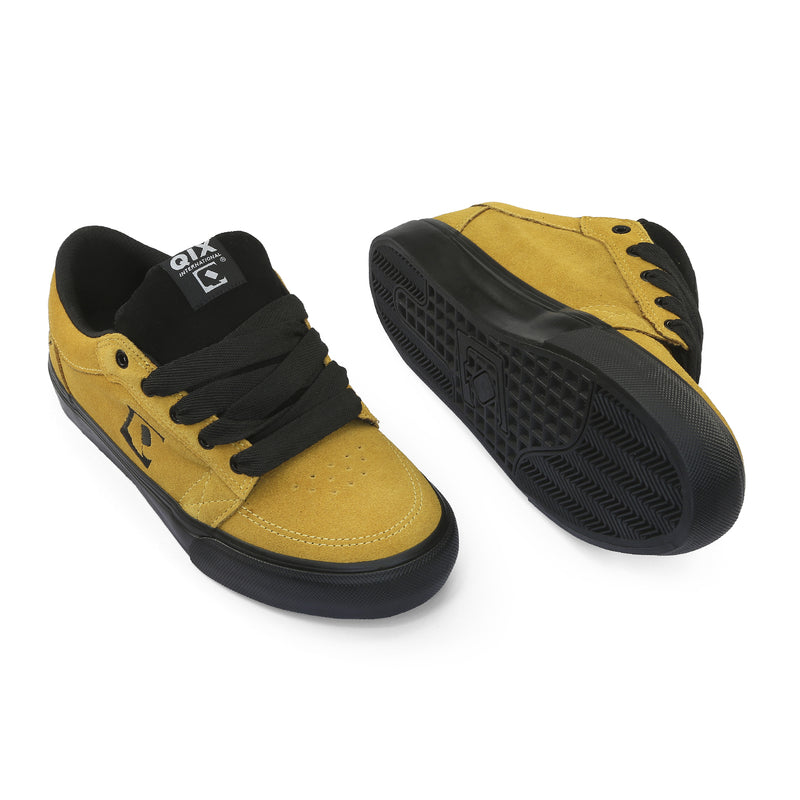 Tênis QIX 93 Ninety Three Vulcan 07 Mostarda e Branco