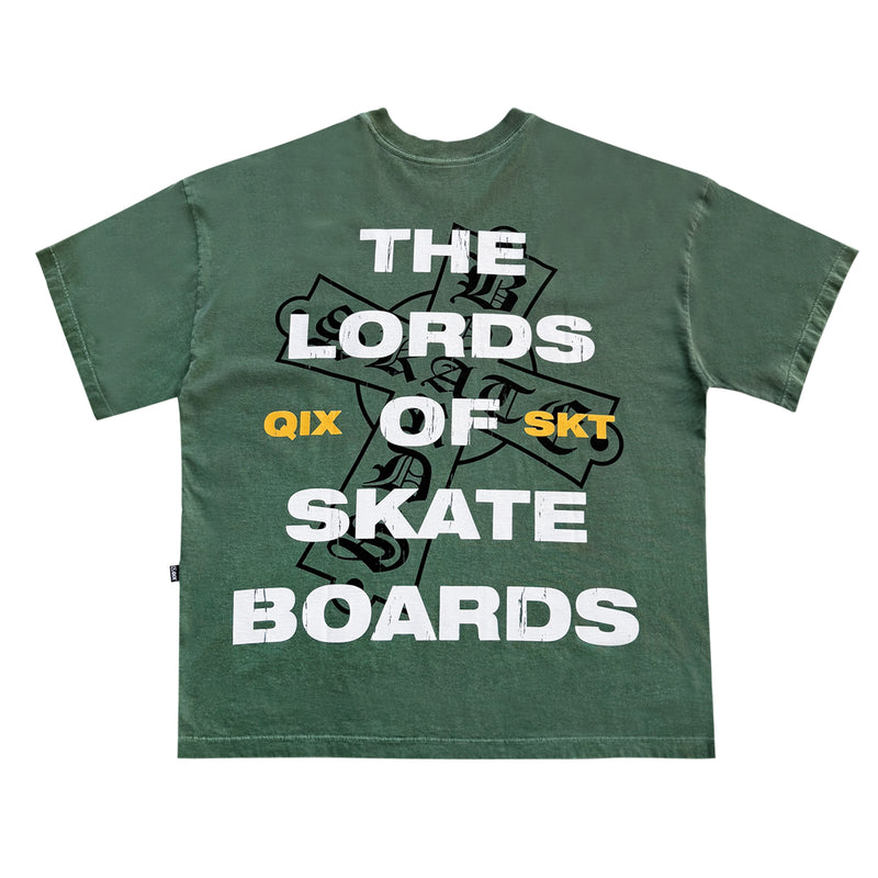 CAMISETA QIX BOX THE LORDS VERDE ESTONADO