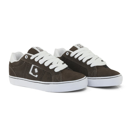 Tênis QIX Combat Suede Vulk Café e Branco