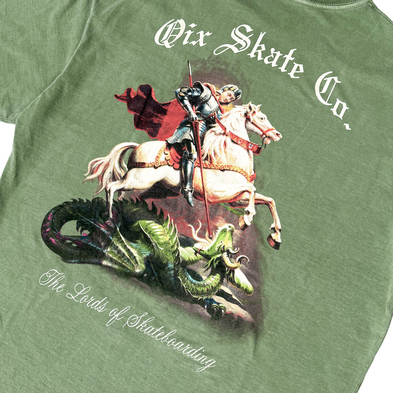 CAMISETA QIX OVERSIZED SÃO JORGE OLIVA ESTONADO