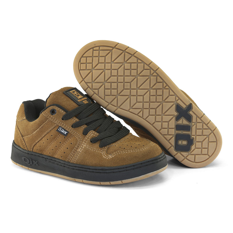 Tênis QIX 80's OG Pro Series by Willian Seco Caramelo e Preto