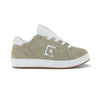 Tênis Infantil Qix Combat Suede Caqui e Branco