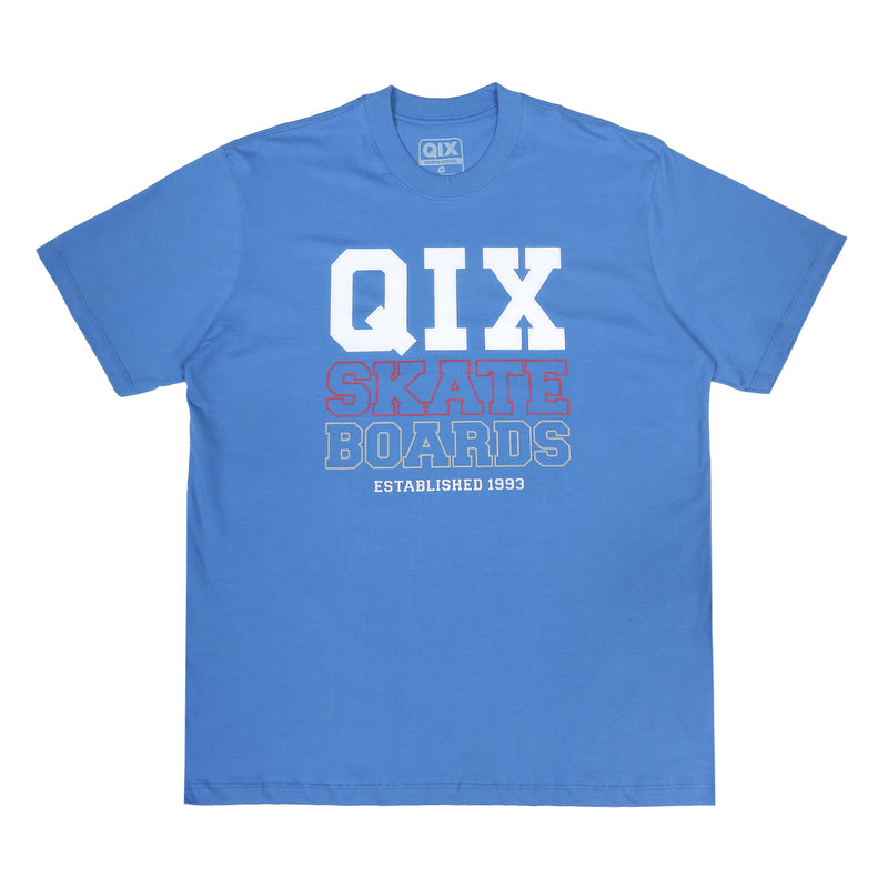 CAMISETA QIX BOARDS SKATE AZUL