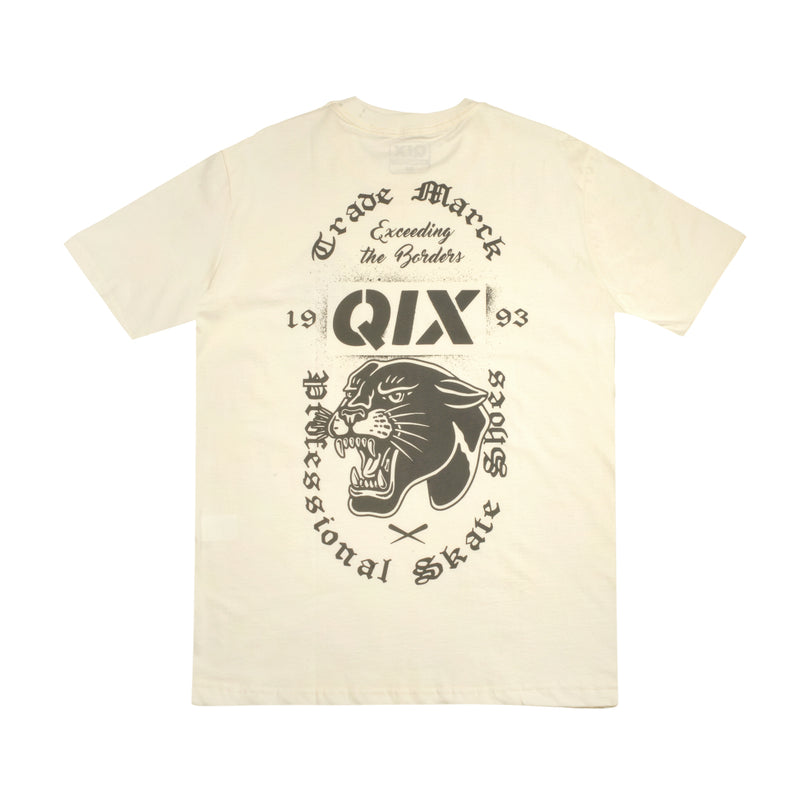 CAMISETA QIX INTERNATIONAL SKATE SHOES OFF WHITE