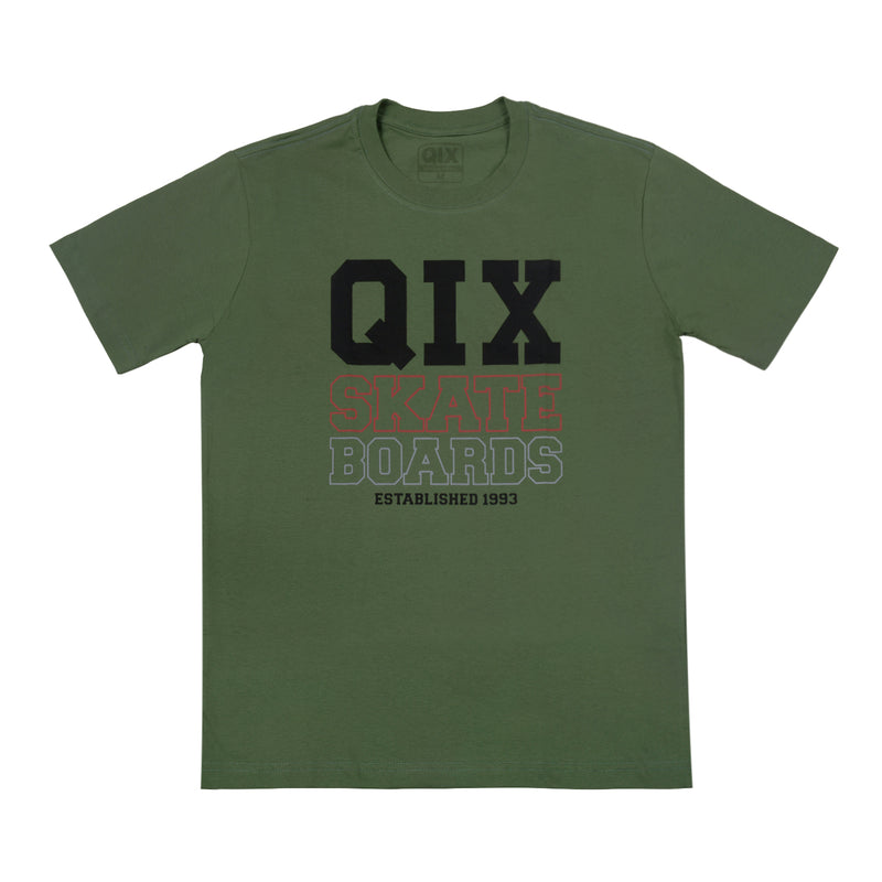 CAMISETA QIX BOARDS SKATE MUSGO