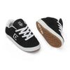Tênis Infantil Qix Combat Suede Preto e Branco