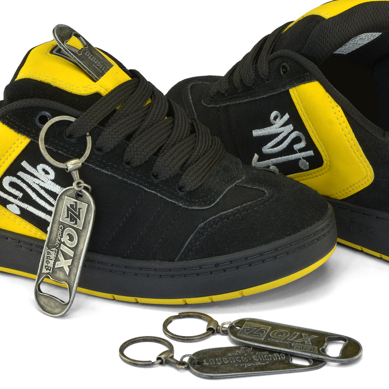 Tênis Qix Chorão Lado B by DZ6 - Preto e Amarelo