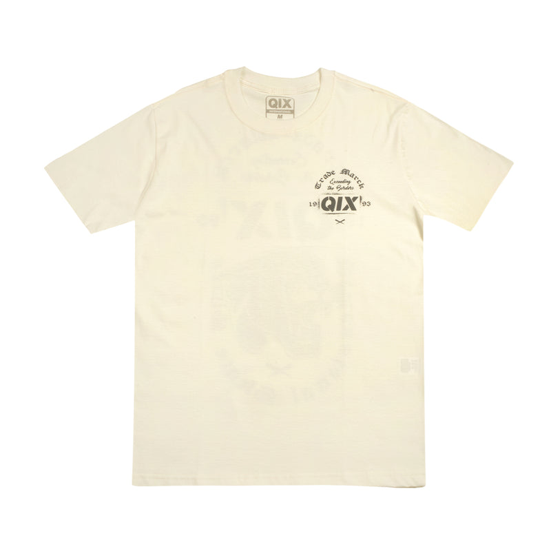 CAMISETA QIX INTERNATIONAL SKATE SHOES OFF WHITE