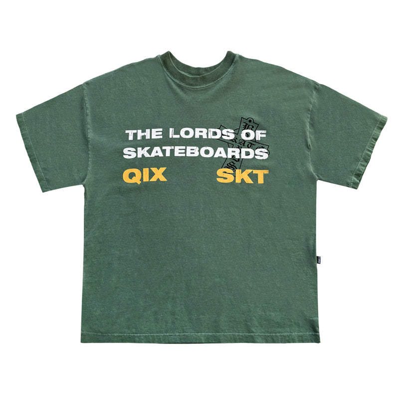 CAMISETA QIX BOX THE LORDS VERDE ESTONADO