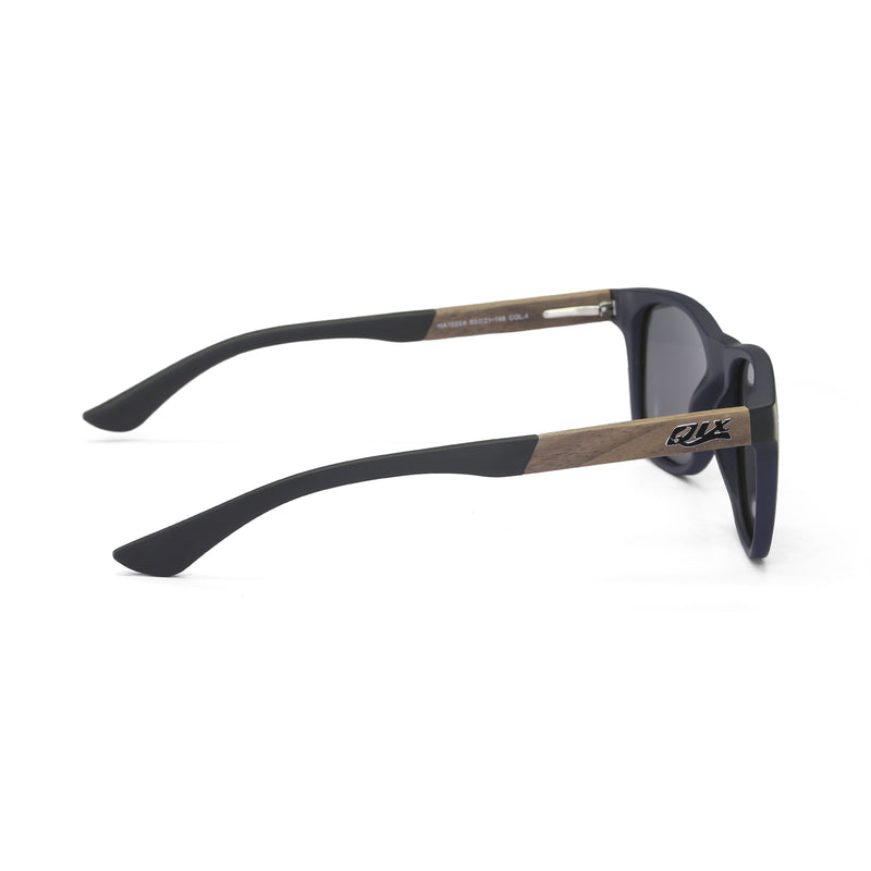 Óculos de sol unissex QIX SKATE maple marrom e preto