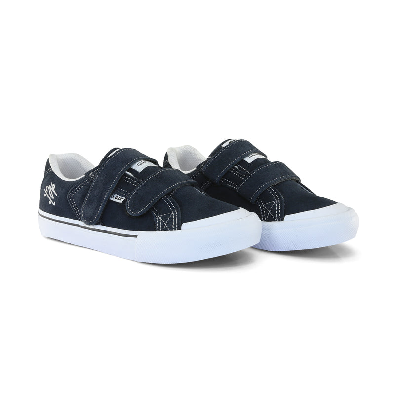 Tênis QIX Infantil Chorão Park Velcro Marinho e Branco