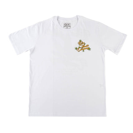 CAMISETA QIX SKATE COMPANY ROOTS CULTURE BRANCA