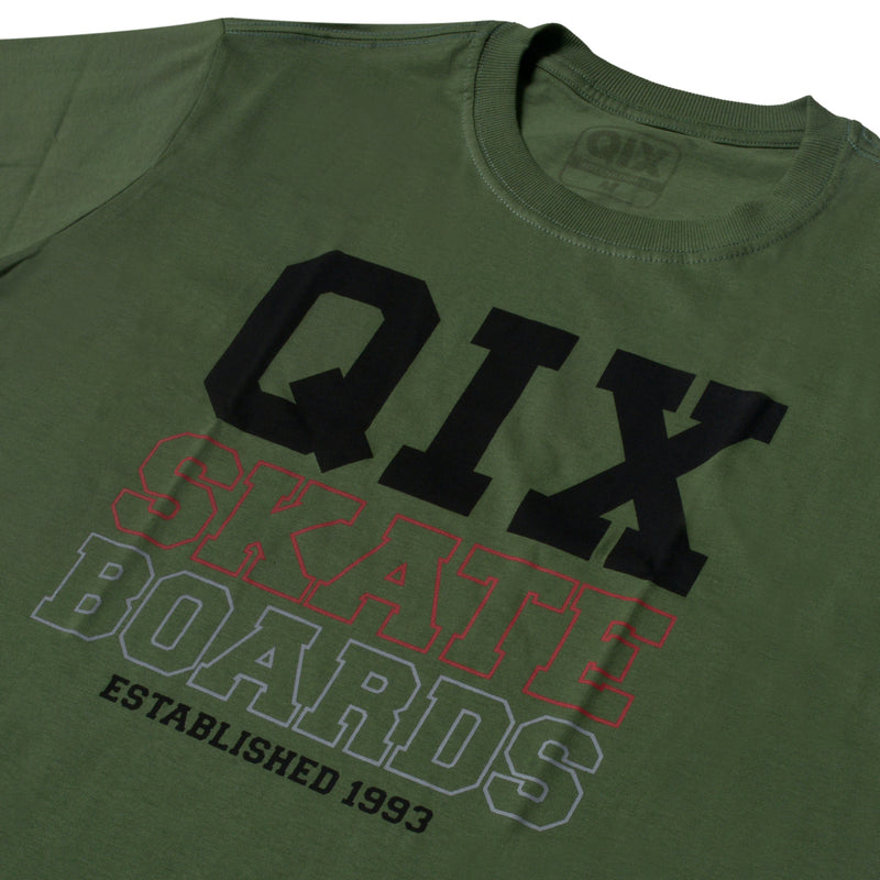 CAMISETA QIX BOARDS SKATE MUSGO