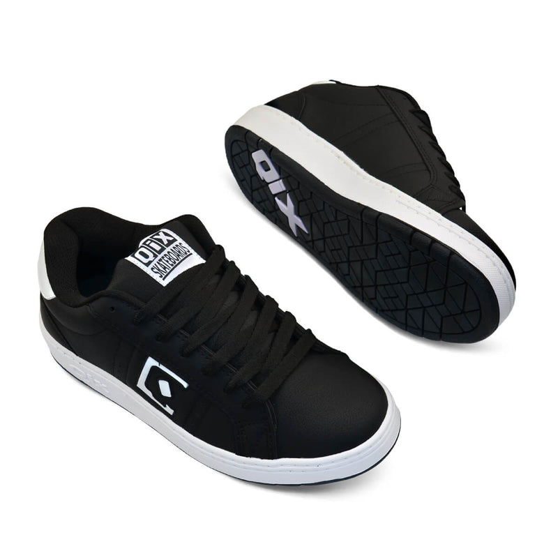 Tênis Infantil QIX Combat Retrô Preto e Branco