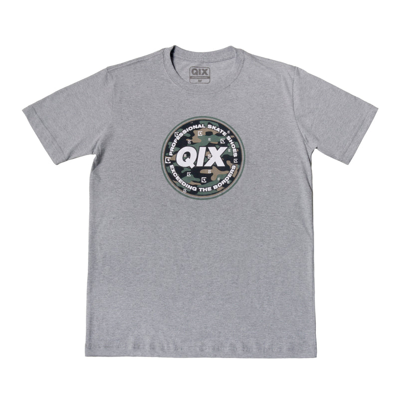 CAMISETA QIX INTERNATIONAL CAMOUFLAGED CIRCLE MESCLA