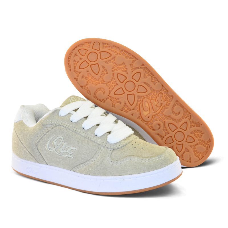 Tênis Qix Glory Cup Sole Series Bege e Branco Natural