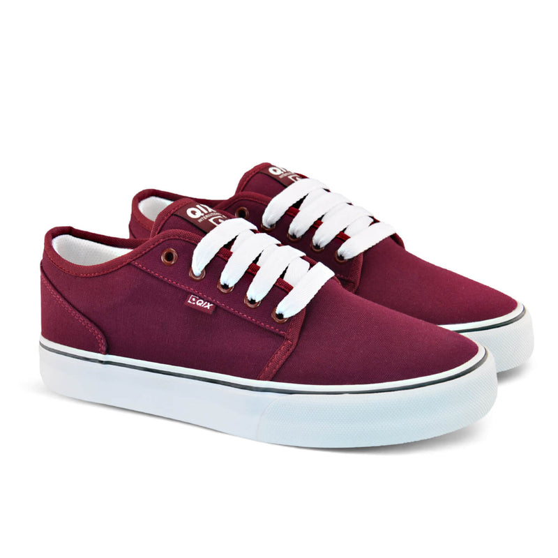 Tênis QIX California Vulcan 07 - Cereja e Branco
