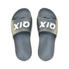 Chinelo QIX Nuvem Slide Full Cinza e Branco
