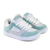 Tênis Qix AM Skate confort Branco Verde Aqua