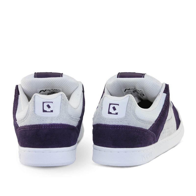 Tênis Qix AM Skate confort Branco e Uva