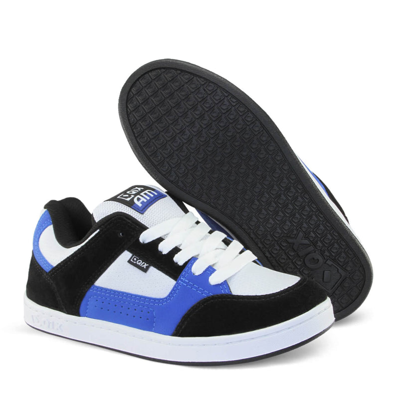 Tênis Qix AM - Skate confort Preto e Azul