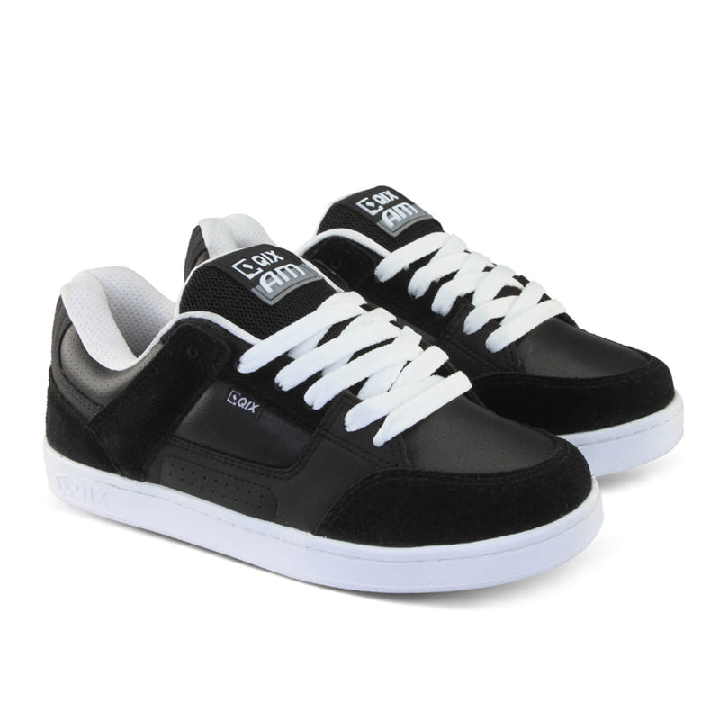 Tênis Qix AM - Skate confort Preto e Branco