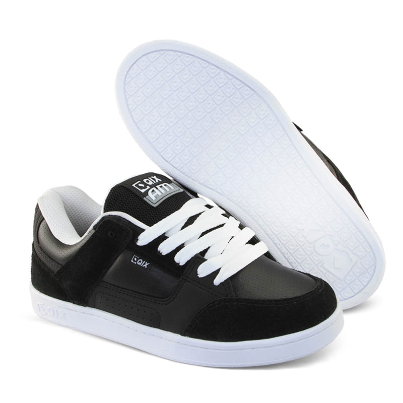 Tênis Qix AM - Skate confort Preto e Branco