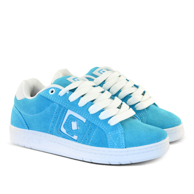 Tênis Qix Skate Combat Suede Azul e Branco -