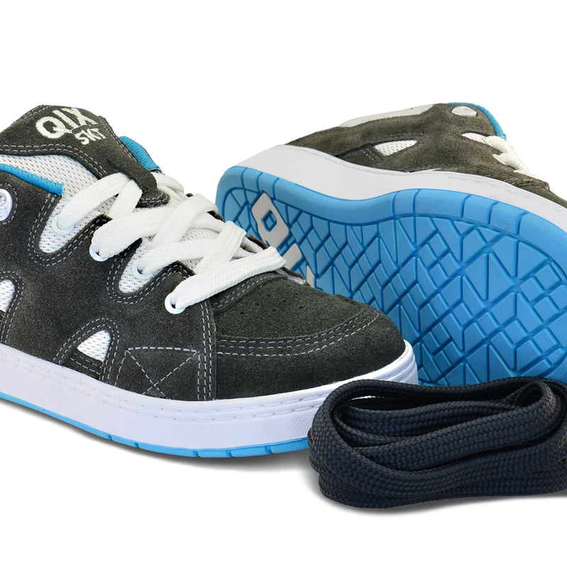 Tênis QIX Plaza 2 Grafite e Azul Turquesa