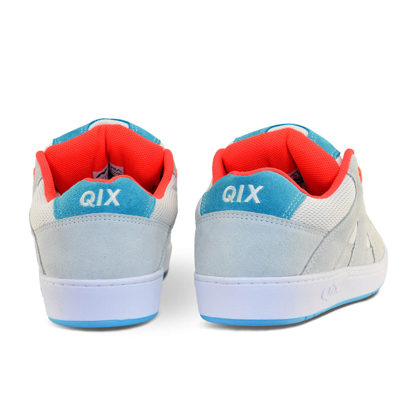 Tênis QIX Plaza 2 Branco, Laranja e Azul