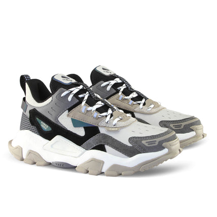 Tênis Qix Trek Urban Hiking Bege e Grafite