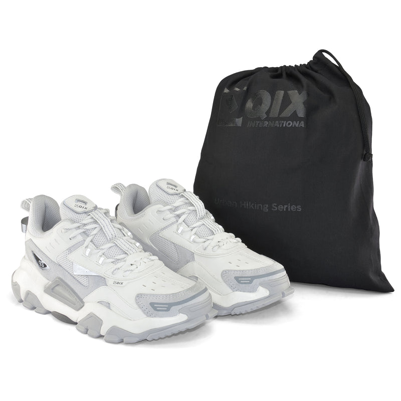 Tênis Qix Trek Urban Hiking Branco e Off White