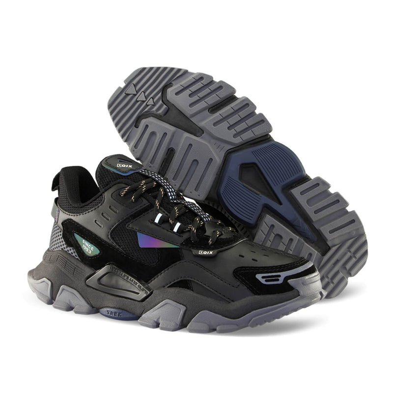 Tênis Qix Trek Urban Hiking Preto e Grafite