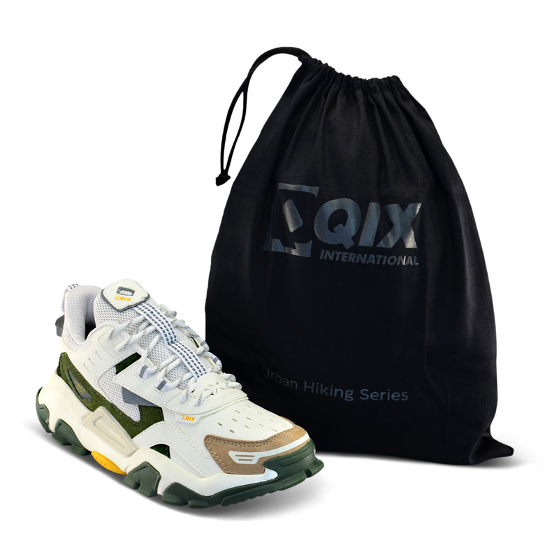 Tênis Qix Trek Urban Hiking Branco e Verde