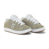 Tênis Infantil Qix Combat Suede Caqui e Branco