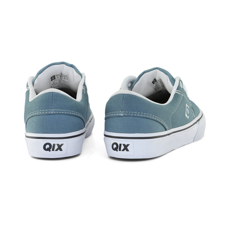 Tênis Infantil Qix Combat 3 Azul Lavado e Branco