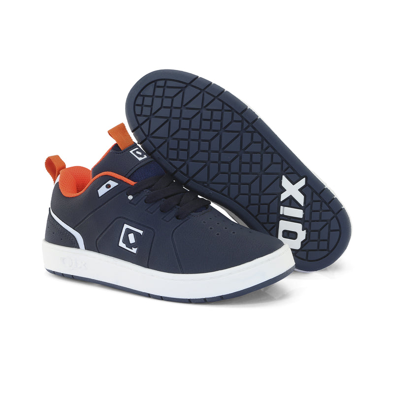 Tênis Infantil QIX Smash Marinho e Laranja