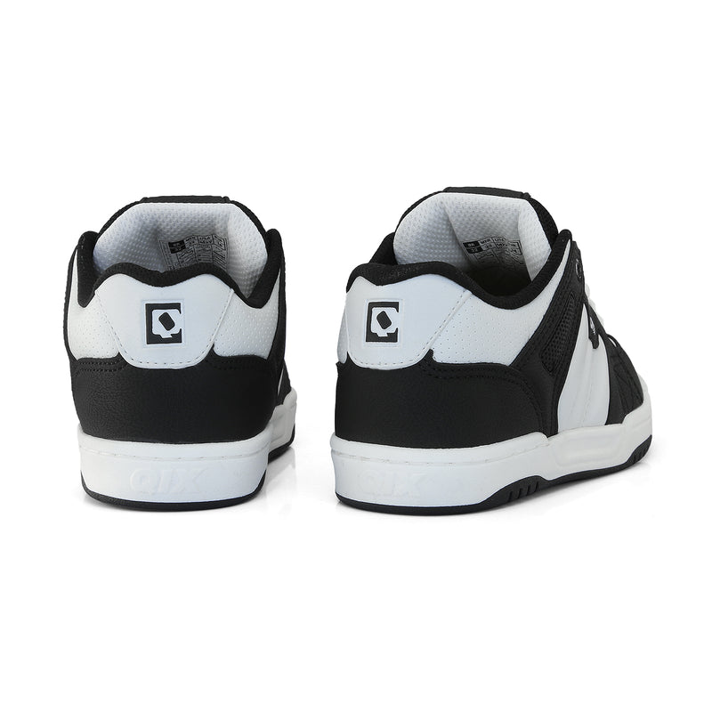 Tênis Infantil Qix Square Preto e Branco