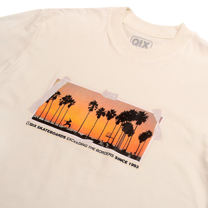 CAMISETA QIX STREET SKATE BEACH OFF WHITE