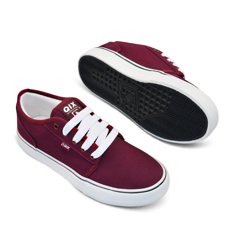 Tênis QIX California Vulcan 07 - Cereja e Branco