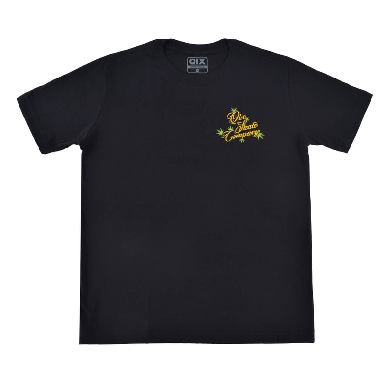 CAMISETA QIX SKATE COMPANY ROOTS CULTURE PRETA
