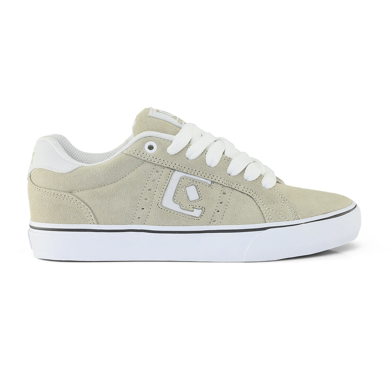 Tênis QIX Combat Suede Vulk Bege e Branco