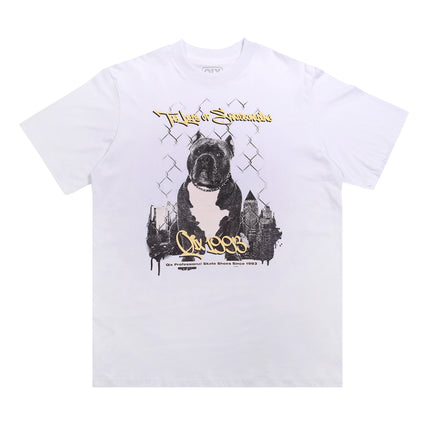 CAMISETA QIX STREET SKATE DOG BRANCA