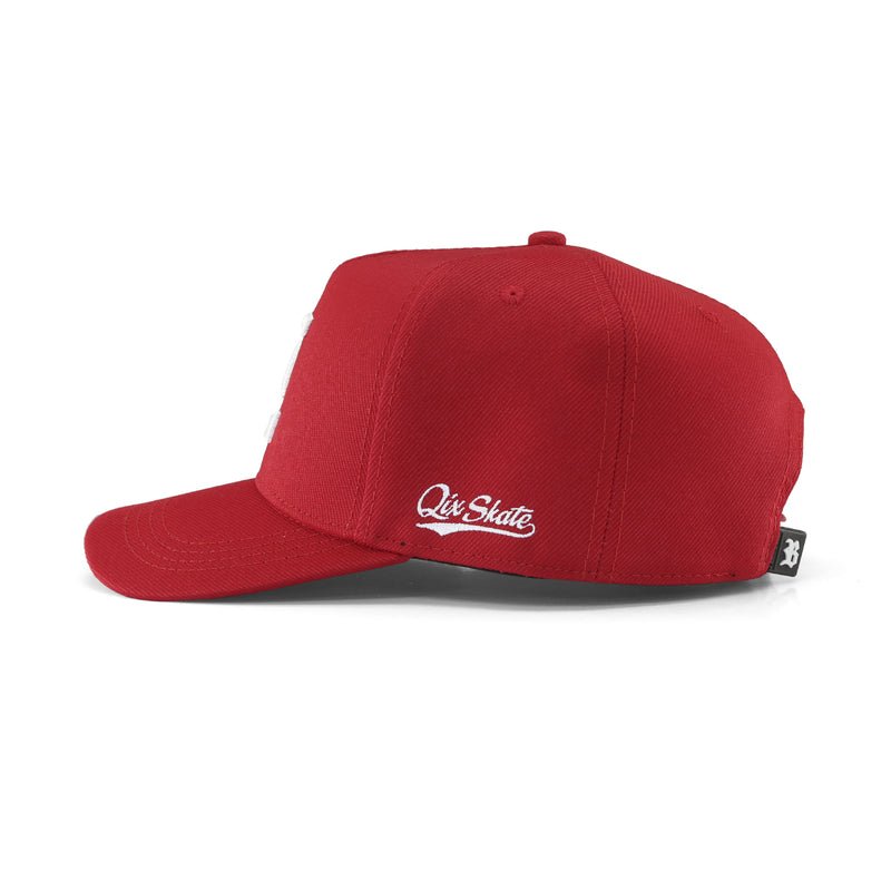 Boné QIX Snapback Logo Vermelho