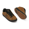 Tênis Infantil Qix Combat Suede Caramelo e Preto