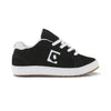 Tênis Infantil Qix Combat Suede Preto e Branco