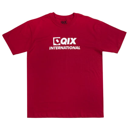 CAMISETA QIX T-SHIRT SIMPLE VERMELHA