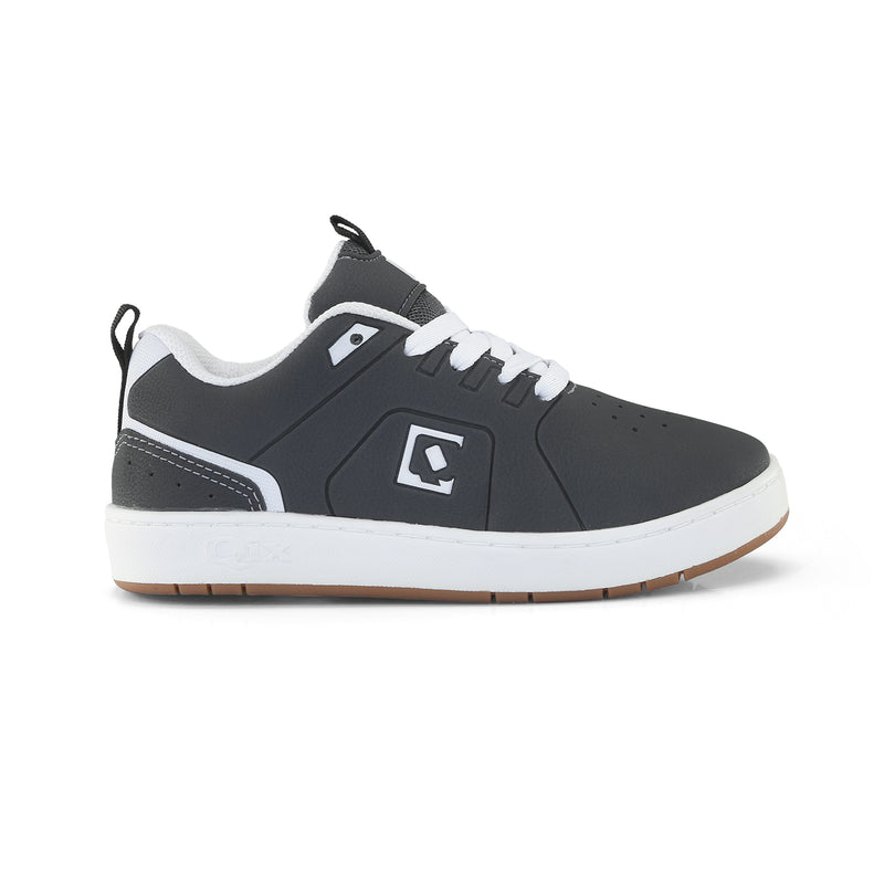 Tênis Infantil QIX Smash Chumbo e Branco